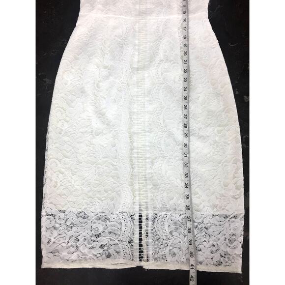 Eliza J Illusion‎ Lace Cocktail Dress Size 6 - Picture 6 of 12